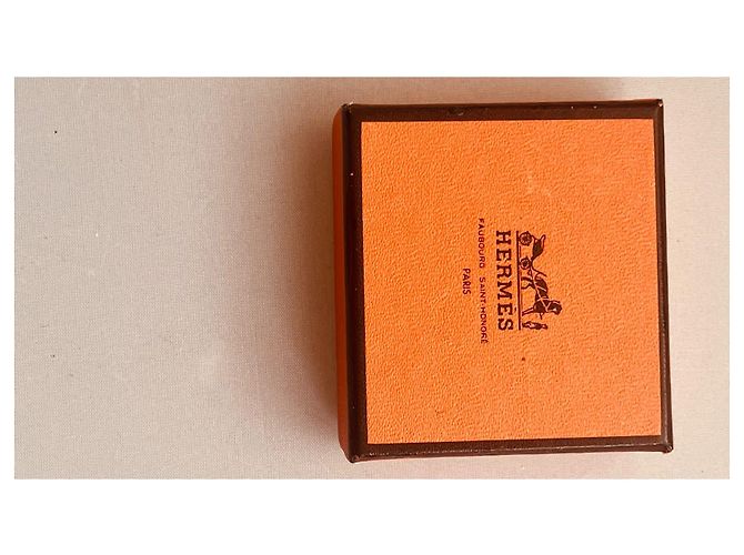 Hermès Manschettenknöpfe Studs Stahl Silberfarben - Ansicht 4