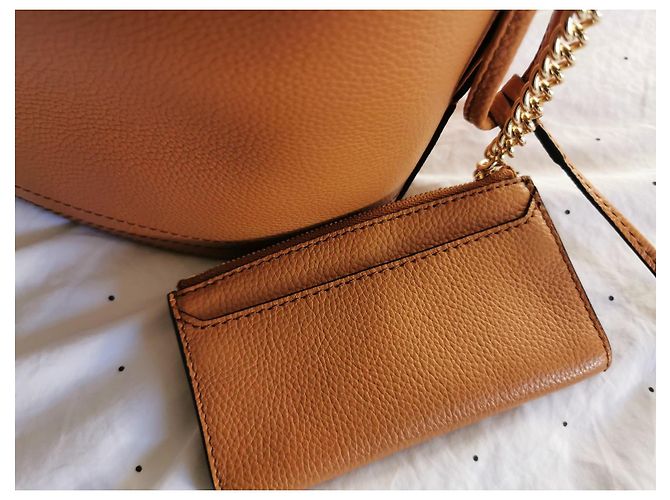 Le Huit Borsa a secchiello Lancel Huit GM in pelle cammello Marrone D'oro Marrone chiaro Gold hardware - vista 15