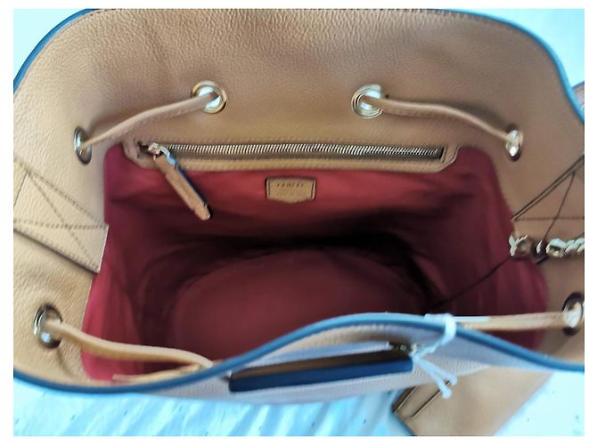 Le Huit Borsa a secchiello Lancel Huit GM in pelle cammello Marrone D'oro Marrone chiaro Gold hardware - vista 16