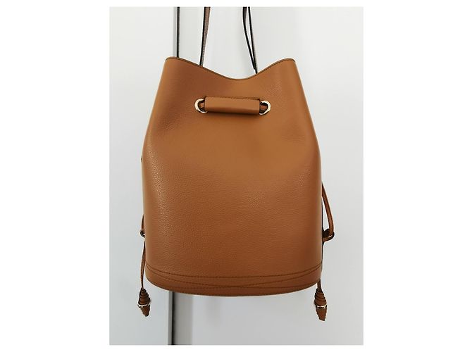 Le Huit Borsa a secchiello Lancel Huit GM in pelle cammello Marrone D'oro Marrone chiaro Gold hardware - vista 4