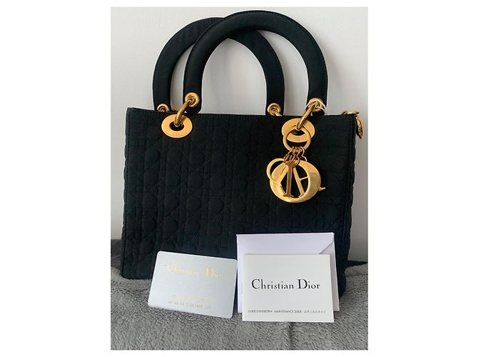 Christian Dior Lady Dior Borsa media nera Nero - vista 10