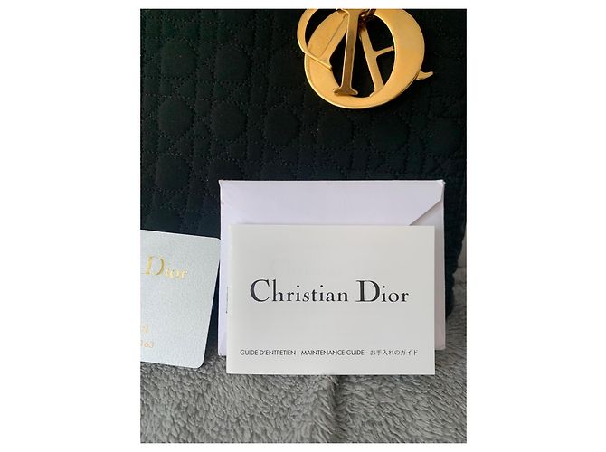 Christian Dior Lady Dior Borsa media nera Nero - vista 12