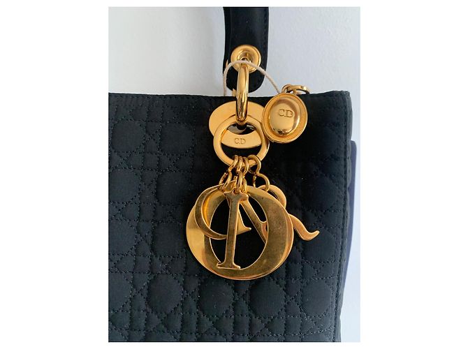 Christian Dior Lady Dior Borsa media nera Nero - vista 2