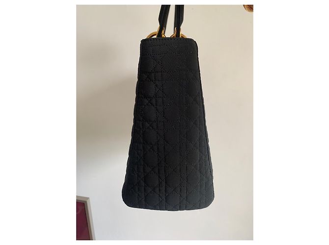 Christian Dior Lady Dior Borsa media nera Nero - vista 4