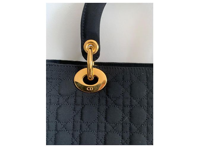 Christian Dior Lady Dior Borsa media nera Nero - vista 5