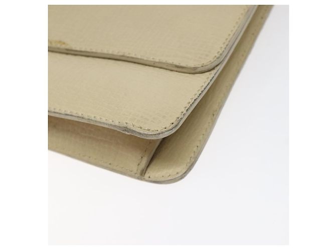 Borsa a mano in pelle LOEWE Barcellona 2 vie beige Auth bs26715 - vista 10