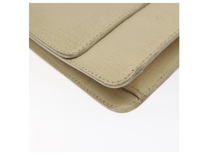 Borsa a mano in pelle LOEWE Barcellona 2 vie beige Auth bs26715 - vista 15