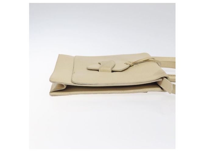 Borsa a mano in pelle LOEWE Barcellona 2 vie beige Auth bs26715 - vista 3
