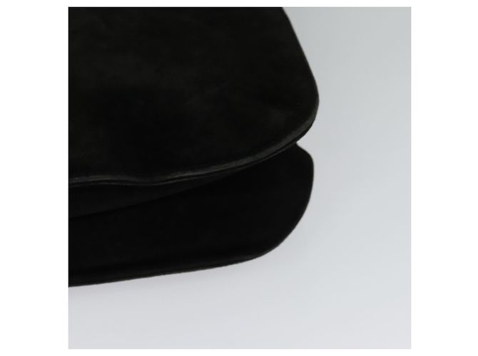 Borsa a Spalla Salvatore Ferragamo in Camoscio Marrone Scuro Auth 125799 - vista 15