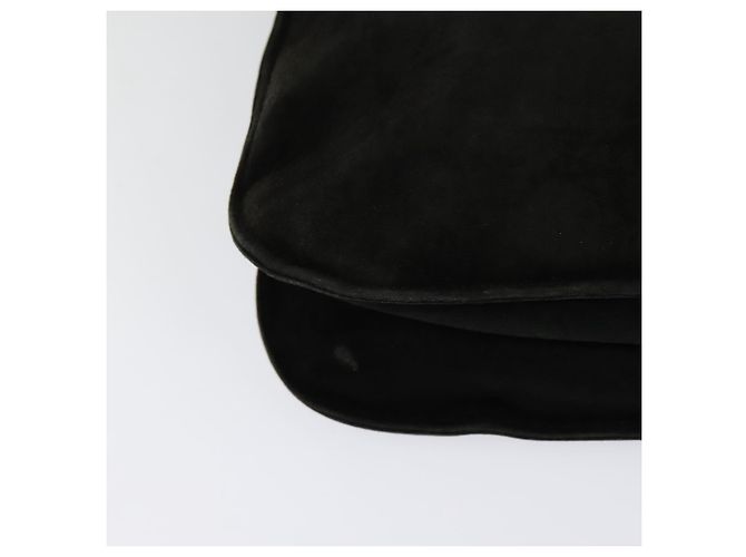 Borsa a Spalla Salvatore Ferragamo in Camoscio Marrone Scuro Auth 125799 - vista 16