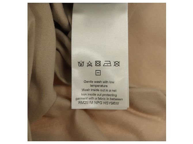 Camiseta de algodón beige LOUIS VUITTON LV Auth ym008M - vista 11