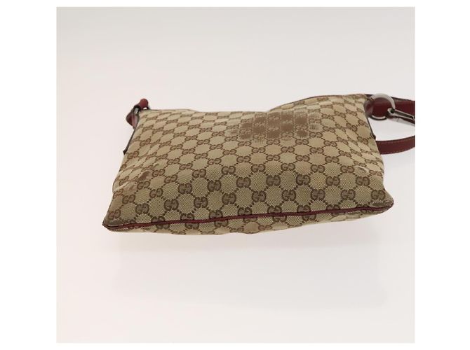 Gucci Borsa a spalla GG Canvas GG Supreme in PVC Canvas 2Set Beige Nero Auth bs26435 - vista 15