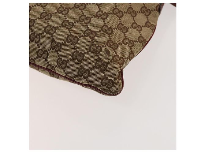 Gucci Borsa a spalla GG Canvas GG Supreme in PVC Canvas 2Set Beige Nero Auth bs26435 - vista 16