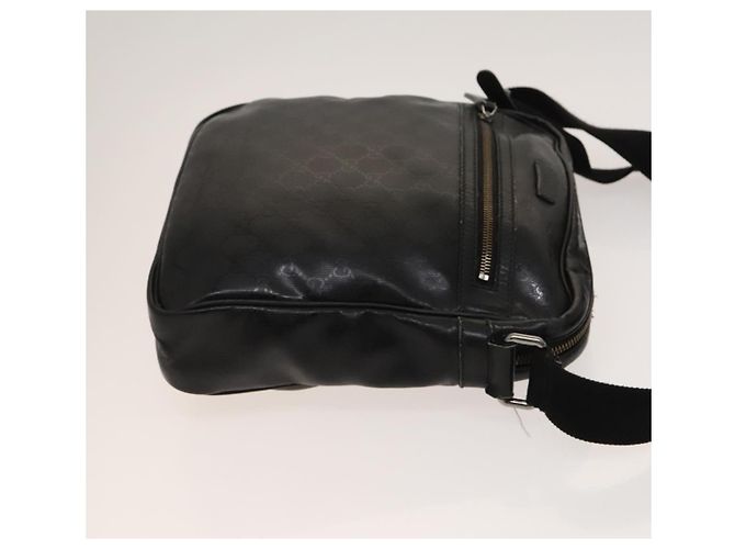Gucci Borsa a spalla GG Canvas GG Supreme in PVC Canvas 2Set Beige Nero Auth bs26435 - vista 4