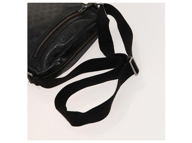 Gucci Borsa a spalla GG Canvas GG Supreme in PVC Canvas 2Set Beige Nero Auth bs26435 - vista 5
