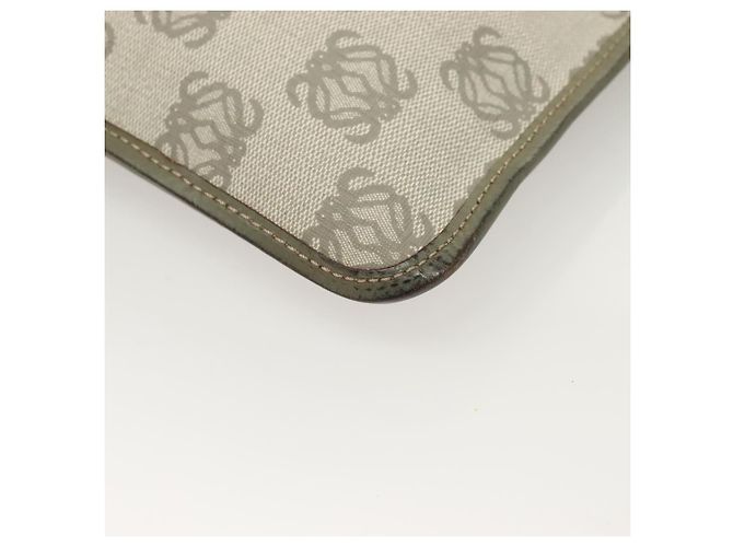 LOEWE Borsa a Spalla Anagram PVC Grigio Oro Auth bs26893 Marrone D'oro - vista 15
