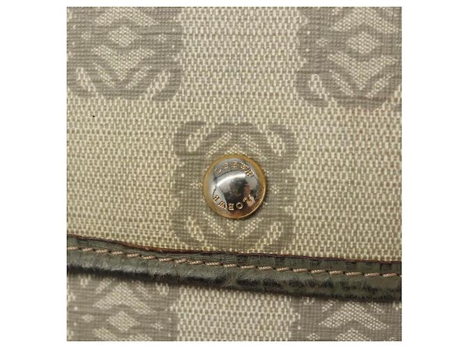 LOEWE Borsa a Spalla Anagram PVC Grigio Oro Auth bs26893 Marrone D'oro - vista 18