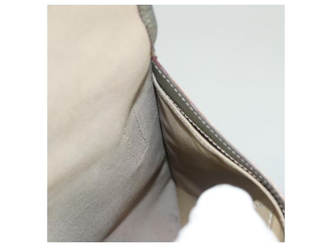 LOEWE Borsa a Spalla Anagram PVC Grigio Oro Auth bs26893 Marrone D'oro - vista 20