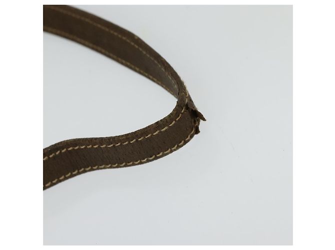 Bolso de Hombro GUCCI GG Supreme Web Sherry Line PVC Beige Oro Auth BA3358 Dorado - vista 8