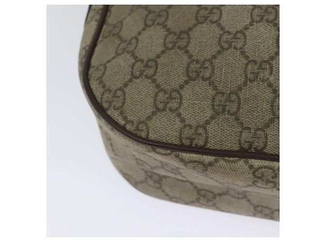 GUCCI GG Supreme Web Sherry Line Borsa PVC Beige Oro 89 02 032 Auth ep9229 D'oro - vista 15