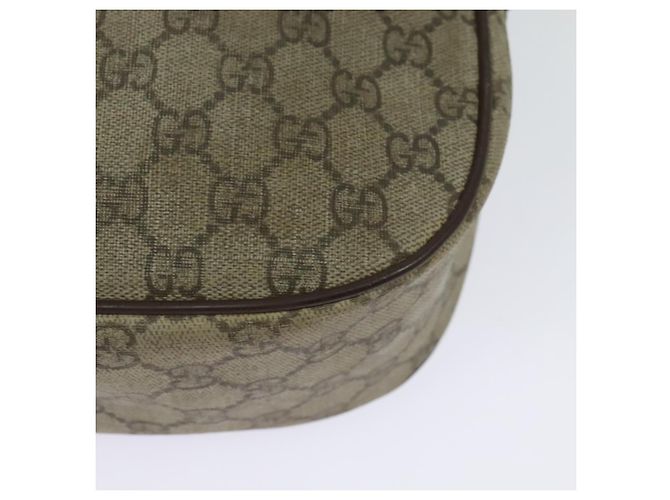 GUCCI GG Supreme Web Sherry Line Borsa PVC Beige Oro 89 02 032 Auth ep9229 D'oro - vista 16