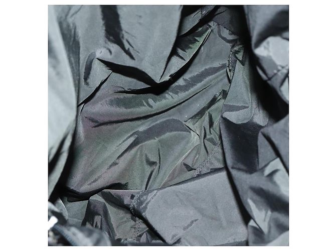PRADA Sport-Rucksack aus schwarzer Baumwolle mit silberner Authentizität bs26584 - Ansicht 10