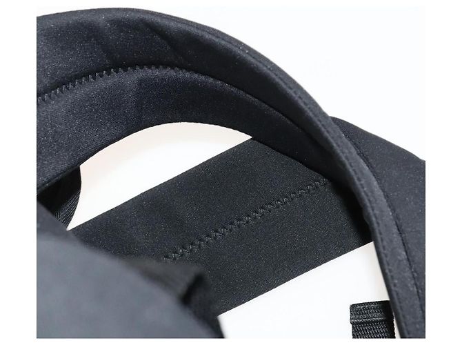 PRADA Sport-Rucksack aus schwarzer Baumwolle mit silberner Authentizität bs26584 - Ansicht 16