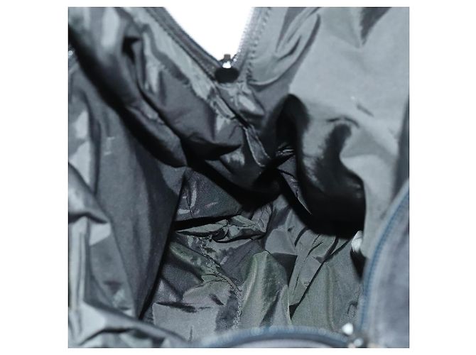 PRADA Sport-Rucksack aus schwarzer Baumwolle mit silberner Authentizität bs26584 - Ansicht 26