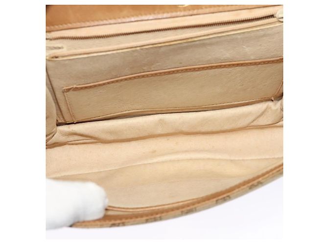 Gucci Borsa a spalla Micro GG in tela beige e oro Auth BA3245 D'oro - vista 11