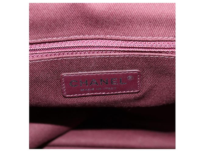 CHANEL Borsa a mano in tela e pelle ricamata graffiti khaki CC Auth 127134SM Cachi - vista 20