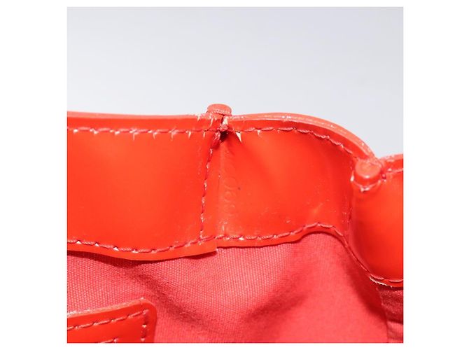 LOUIS VUITTON Vernis Wilshire PM Borsa a Mano Arancione Tramonto M93644 LV Auth BA3277 - vista 12