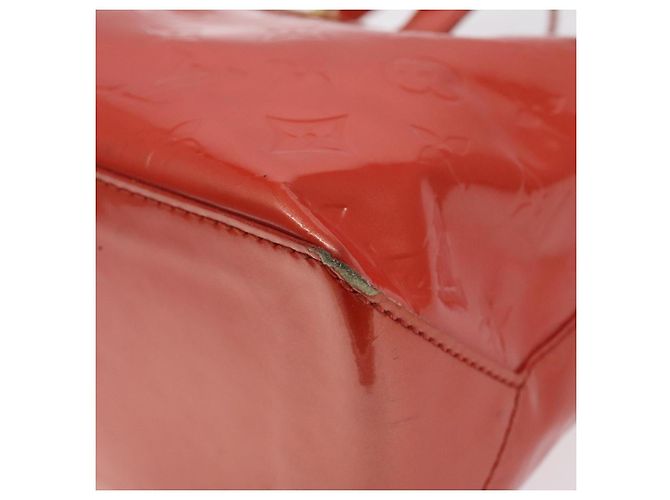 LOUIS VUITTON Vernis Wilshire PM Borsa a Mano Arancione Tramonto M93644 LV Auth BA3277 - vista 14