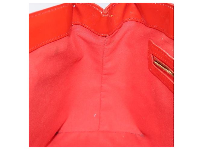 LOUIS VUITTON Vernis Wilshire PM Borsa a Mano Arancione Tramonto M93644 LV Auth BA3277 - vista 19