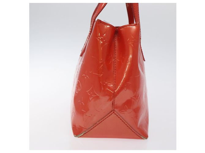 LOUIS VUITTON Vernis Wilshire PM Borsa a Mano Arancione Tramonto M93644 LV Auth BA3277 - vista 3