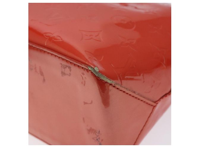LOUIS VUITTON Vernis Wilshire PM Borsa a Mano Arancione Tramonto M93644 LV Auth BA3277 - vista 9