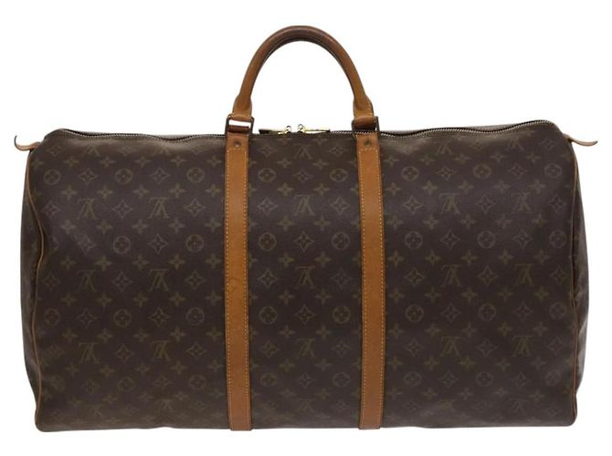 LOUIS VUITTON Monogram Keepall 60 Borsa Boston M41422 LV Auth 127361 Monogramma - vista 2