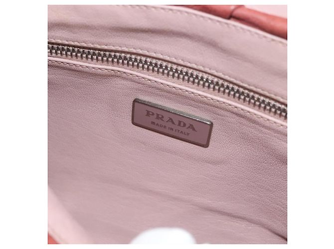 Prada Borsa a spalla in pelle rossa Auth KD264 Rosso - vista 20