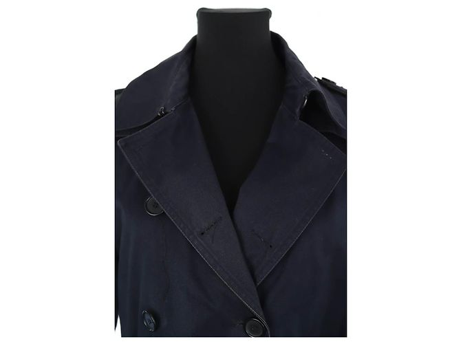 Sandro Cappotto in cotone blu - vista 2