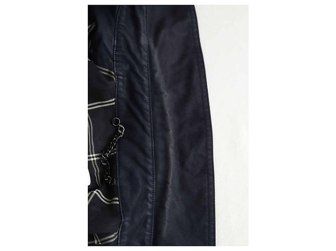 Sandro Cappotto in cotone blu - vista 7