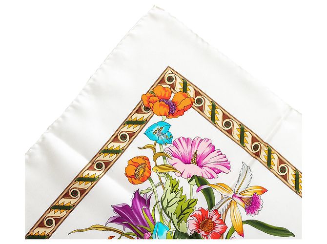 Sciarpa in seta "Viaggi" di Gucci Multicolore - vista 4