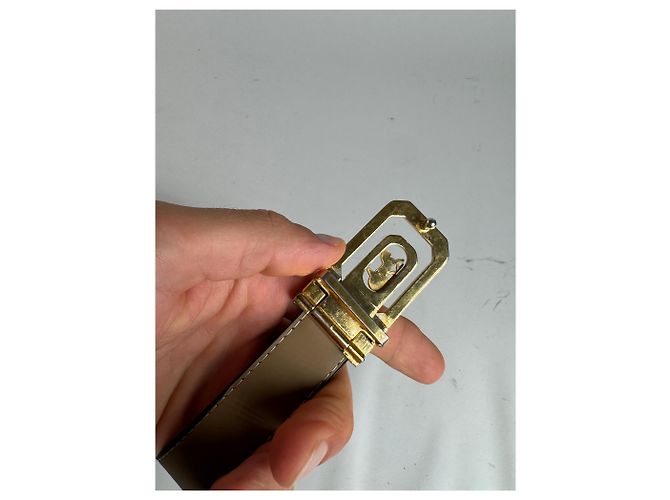 Céline Vintage Celine Paris Ledergürtel schwarz - Ansicht 3