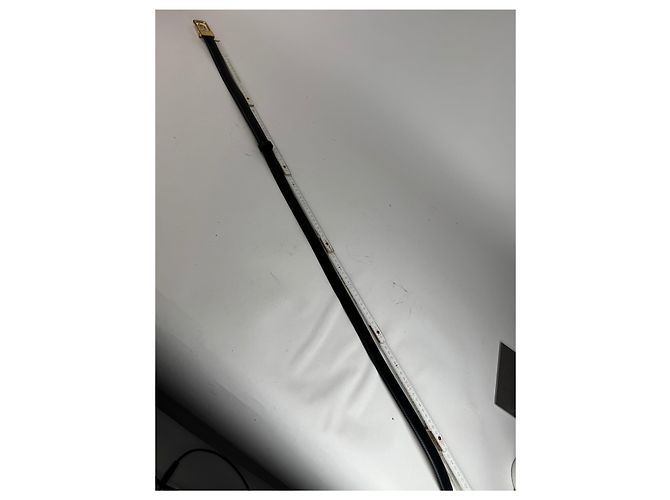 Céline Vintage Celine Paris Ledergürtel schwarz - Ansicht 6