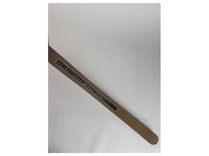 Vintage Lancelot Ledergürtel schwarz - Ansicht 10