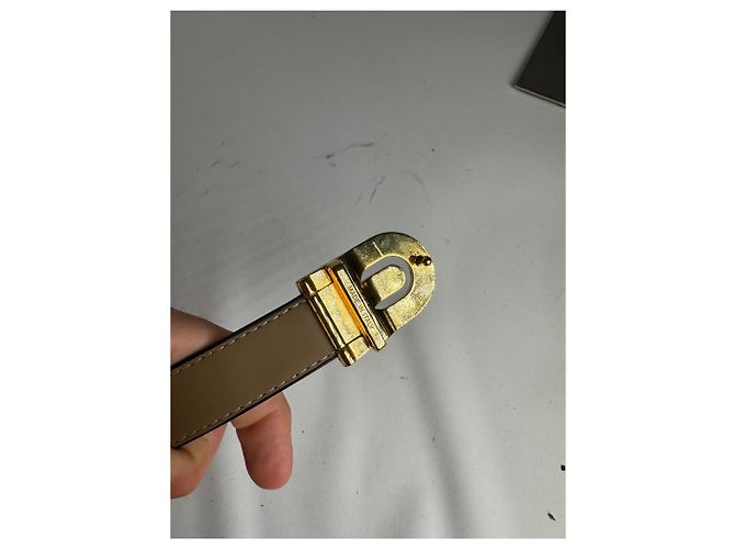 Vintage Lancelot Ledergürtel schwarz - Ansicht 4