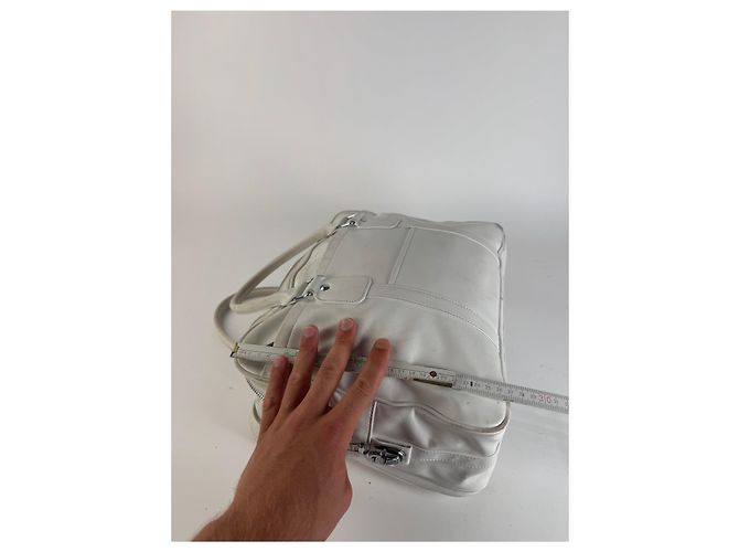 Comme Des Garcons Vintage Comme Des Garçons Leder Tasche weiß - Ansicht 13