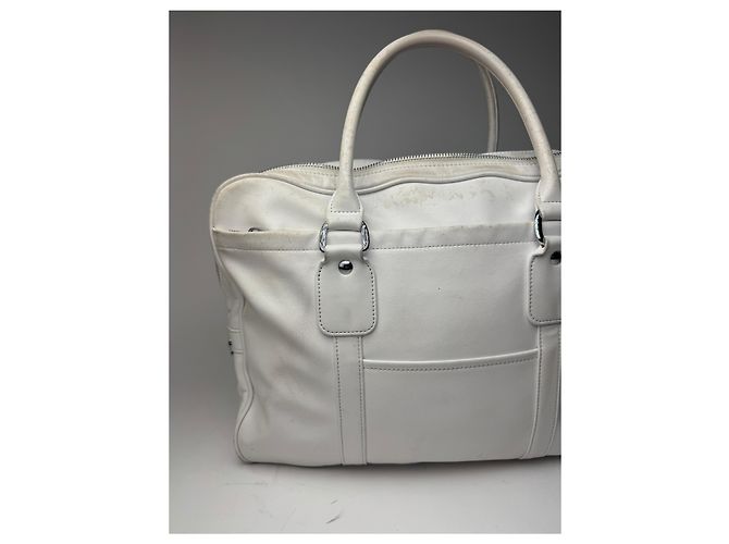 Comme Des Garcons Vintage Comme Des Garçons Leder Tasche weiß - Ansicht 2