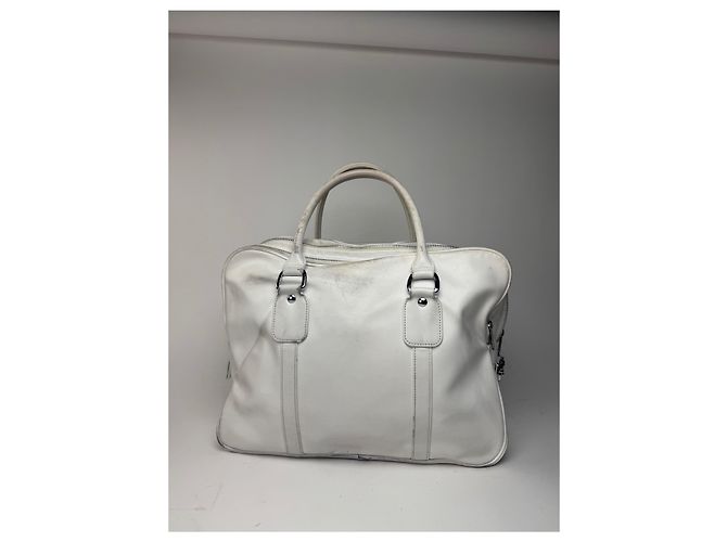 Comme Des Garcons Vintage Comme Des Garçons Leder Tasche weiß - Ansicht 4
