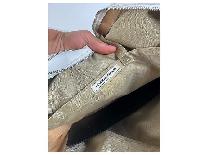 Comme Des Garcons Vintage Comme Des Garçons Leder Tasche weiß - Ansicht 7