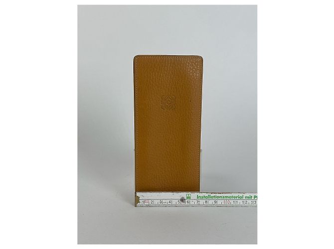 Vintage Loewe Leather case yellow Orange - view 2