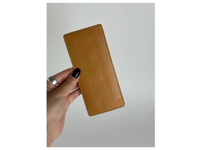 Vintage Loewe Leather case yellow Orange - view 4